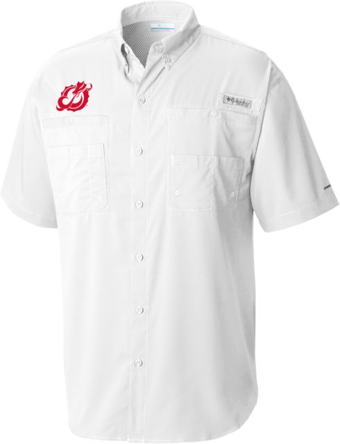 MSUM Columbia Tamiami Performance Short Sleeve Shirt Dragon Mark - ONLINE ONLY