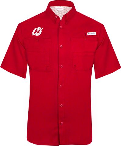MSUM Columbia Tamiami Performance Short Sleeve Shirt Dragon Mark - ONLINE ONLY