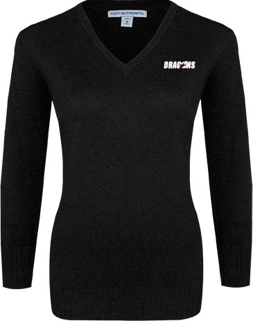 MSUM Womens VNeck Sweater Dragons - ONLINE ONLY