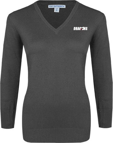 MSUM Womens VNeck Sweater Dragons - ONLINE ONLY