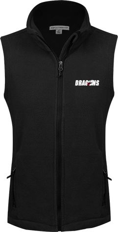 MSUM Womens Fleece Full Zip Vest Dragons - ONLINE ONLY