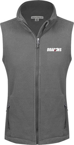 MSUM Womens Fleece Full Zip Vest Dragons - ONLINE ONLY