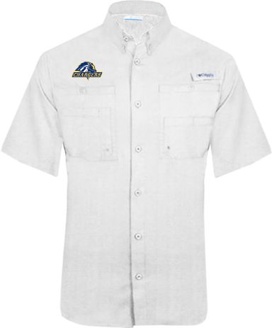 New Haven Columbia Tamiami Performance Short Sleeve Shirt Chargers w/ Head - ONLINE ONLY