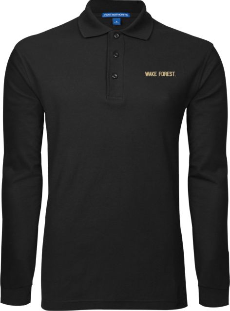 Wake Forest Long Sleeve Polo Wake Forest - ONLINE ONLY