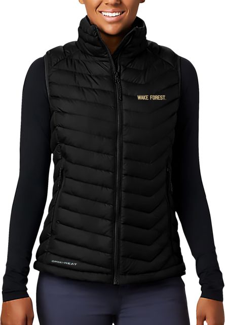 Wake Forest Columbia Powder Lite Ladies Vest Wake Forest - ONLINE ONLY