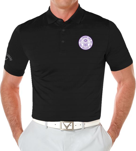 Amherst College Callaway Opti Vent Polo Amherst Seal - ONLINE ONLY