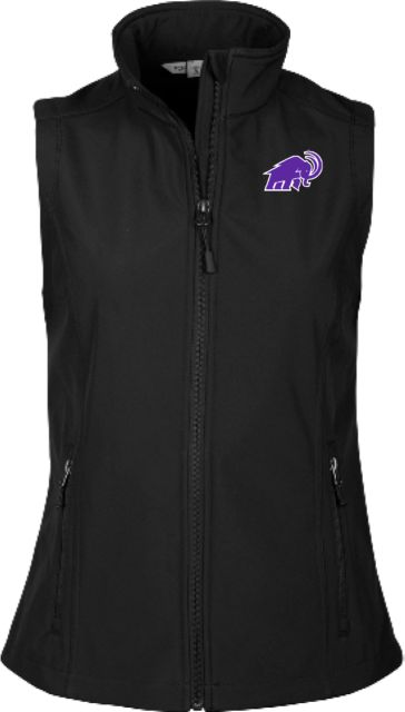 Amherst College Womens Core Softshell Vest Mammoth - ONLINE ONLY
