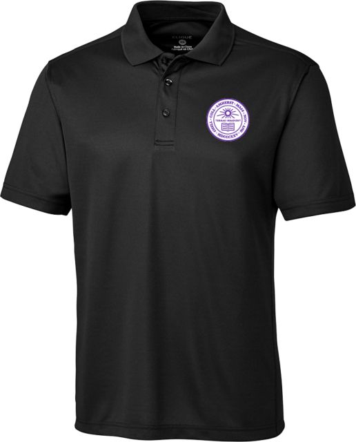 Amherst College C&B Clique Ice Pique Polo Amherst Seal - ONLINE ONLY