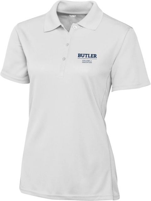 Butler C&B Womens Clique Ice Pique Polo Butler College of Education Stacked - ONLINE ONLY