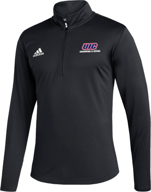 UIC Adidas Under The Lights 1/4 Zip UIC SWIMMING AND DIVING - ONLINE ONLY