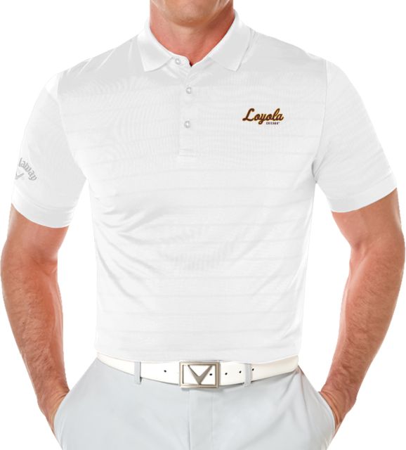 Loyola Chicago Callaway Opti Vent Polo Script Mark - ONLINE ONLY