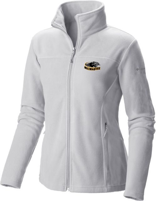 Wisconsin Milwaukee Columbia Womens Full Zip Fleece Jacket University of Wisconsin Milwaukee Panther Head Primary Mark - ONLINE ONLY