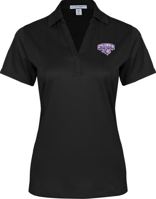 Columbia College (SC) Womens Performance Fine Jacquard Polo Primary Mark - ONLINE ONLY