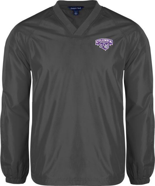 Columbia College (SC) V Neck Raglan Windshirt Primary Mark - ONLINE ONLY
