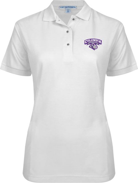 Columbia College (SC) Womens Silk Touch Pique Polo Primary Mark - ONLINE ONLY