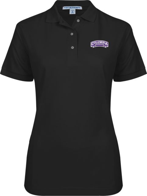 Columbia College (SC) Womens Silk Touch Pique Polo Wordmark - ONLINE ONLY