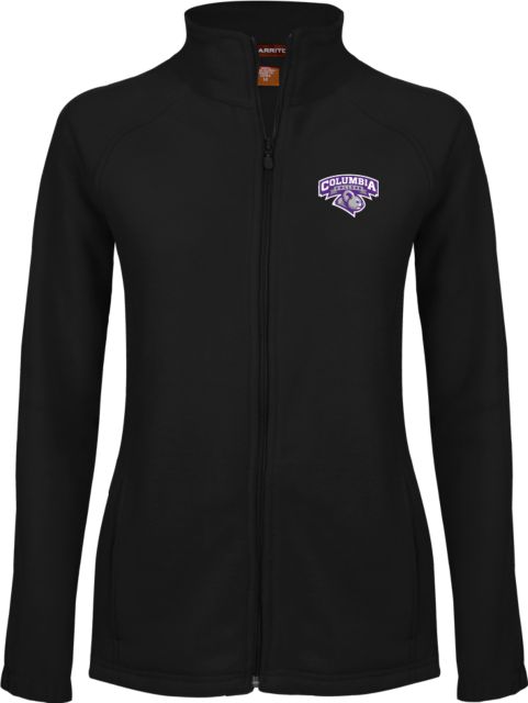 Columbia College (SC) Womens Fleece Full Zip Jacket Primary Mark - ONLINE ONLY