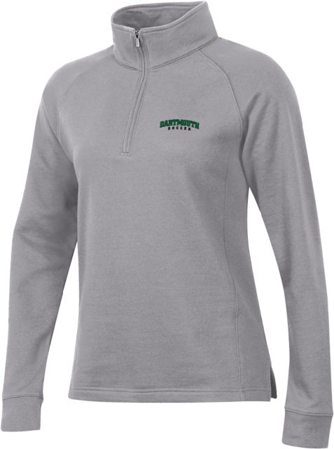 Dartmouth Gear Womens Heather 1/4 Zip Soccer - ONLINE ONLY