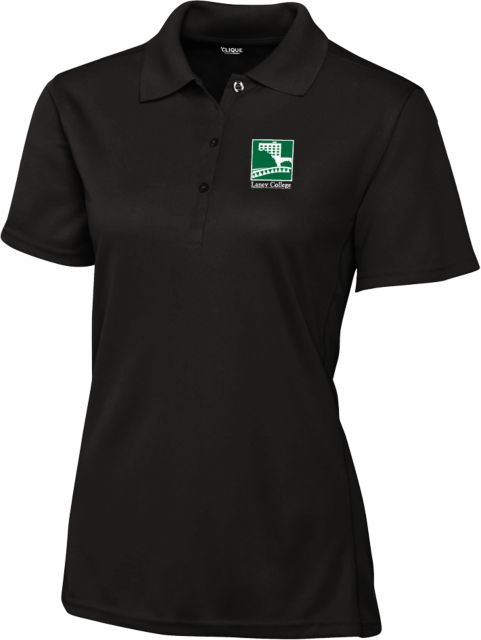 Laney College C&B Womens Clique Ice Pique Polo Laney College Logo - ONLINE ONLY