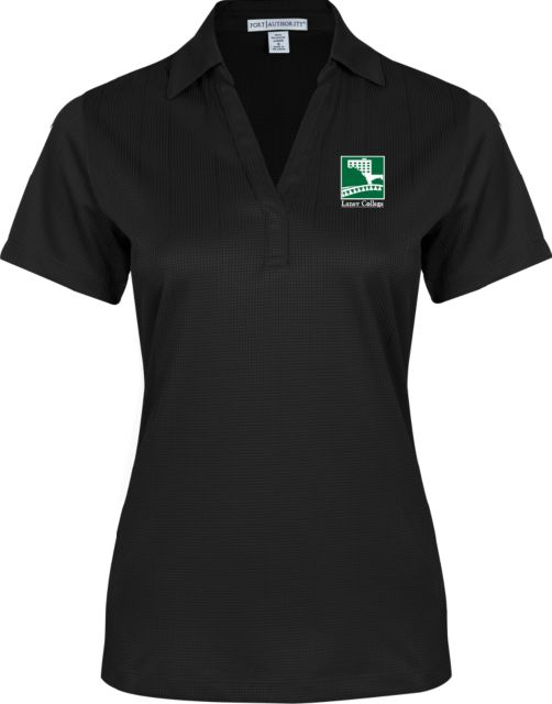 Laney College Womens Performance Fine Jacquard Polo Laney College Logo - ONLINE ONLY