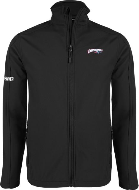MSU Denver Softshell Jacket Roadrunners With Roadrunner Head