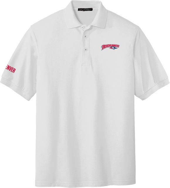 MSU Denver Silk Touch Polo Roadrunners With Roadrunner Head
