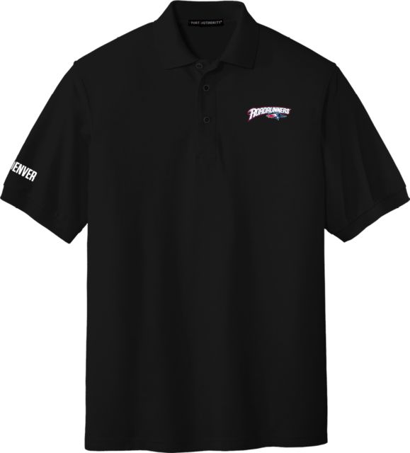 MSU Denver Silk Touch Polo Roadrunners With Roadrunner Head
