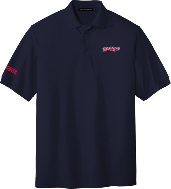 MSU Denver Silk Touch Polo Roadrunners With Roadrunner Head