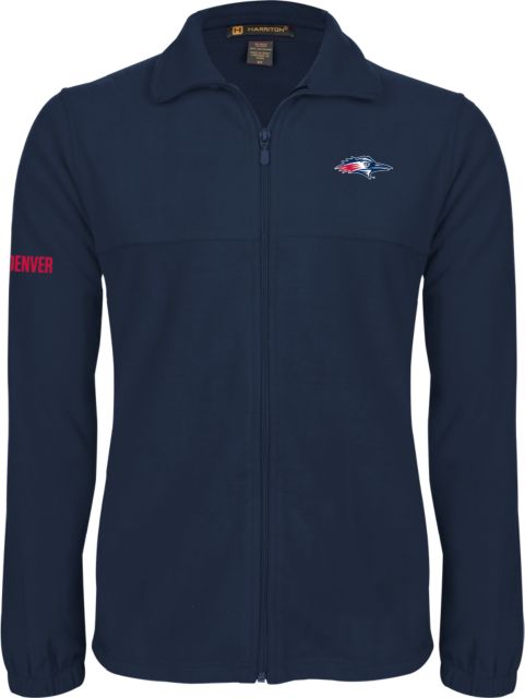 MSU Denver Fleece Full Zip  Jacket Roadrunner Head