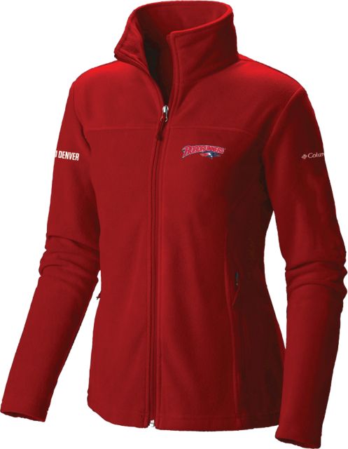MSU Denver Columbia Womens Full Zip Fleece Jacket Roadrunners With Roadrunner Head