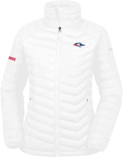 MSU Denver Columbia Womens Powder Lite Jacket Roadrunner Head