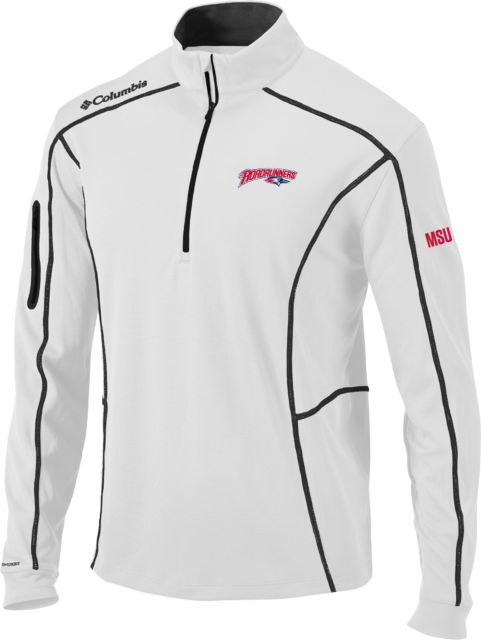 MSU Denver Columbia Omni Wick Shotgun 1/4 Zip Roadrunners With Roadrunner Head