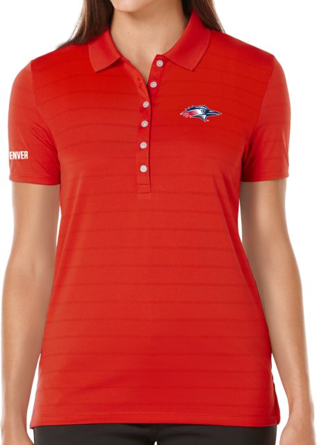 MSU Denver Callaway Womens Opti Vent Polo Roadrunner Head