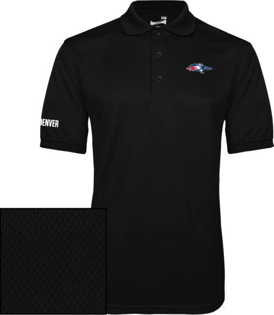 MSU Denver Dry Mesh Polo Roadrunner Head