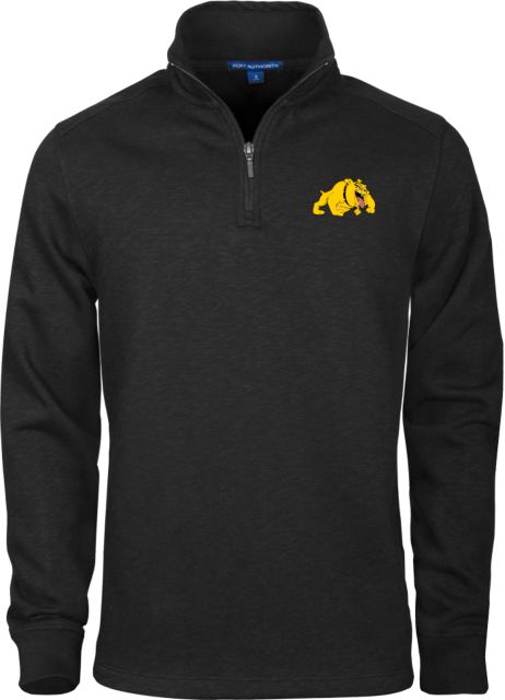 Bowie State Slub Fleece 1/4 Zip Pullover Primary Mark - ONLINE ONLY