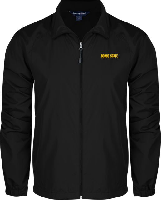 Bowie State Full Zip Wind Jacket Bowie State University Stacked - ONLINE ONLY
