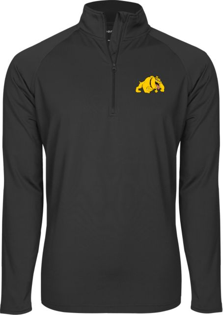 Bowie State Sport Tek Sport Wick Stretch 1/2 Zip Pullover Primary Mark - ONLINE ONLY