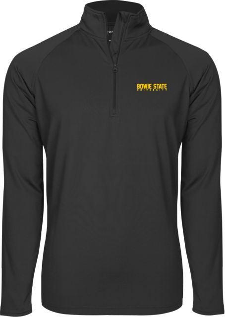 Bowie State Sport Tek Sport Wick Stretch 1/2 Zip Pullover Bowie State University Stacked - ONLINE ONLY