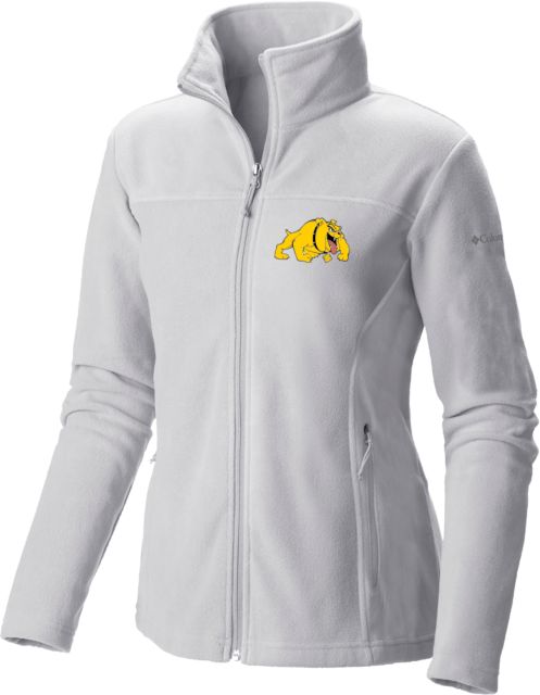 Bowie State Columbia Womens Full Zip Fleece Jacket Primary Mark - ONLINE ONLY