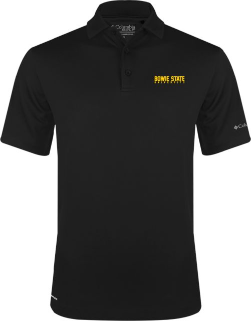 Bowie State Columbia Omni Wick Drive Polo Bowie State University Stacked - ONLINE ONLY