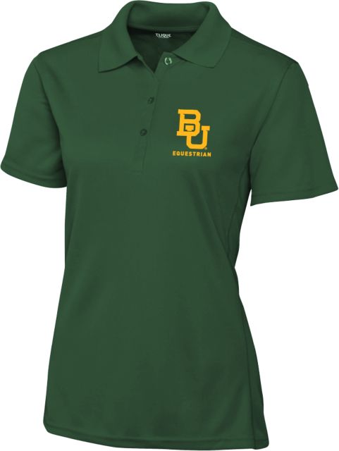 Baylor University Womens Clique Ice Pique Polo Equestrian - ONLINE ONLY