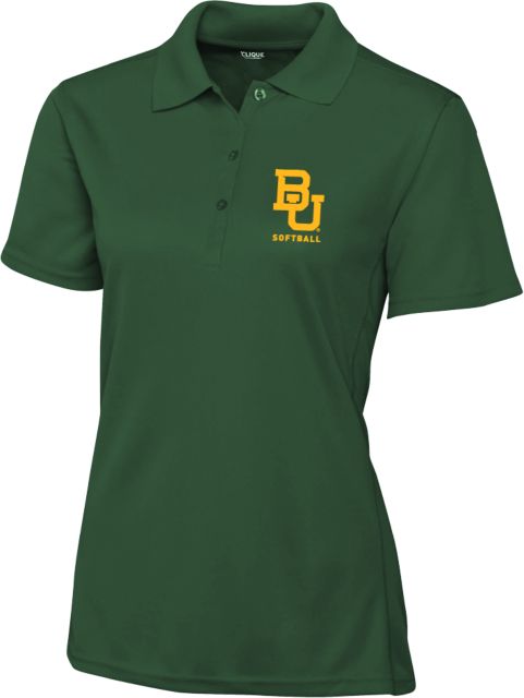 Baylor University Womens Clique Ice Pique Polo Softball - ONLINE ONLY