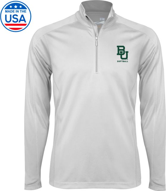 Baylor University Syntrel Interlock 1/4 Zip Softball - ONLINE ONLY