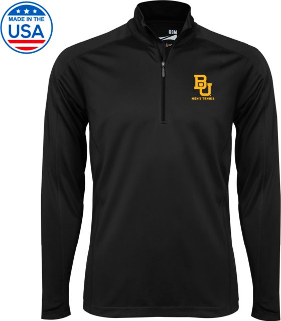 Baylor University Syntrel Interlock 1/4 Zip Mens Tennis - ONLINE ONLY