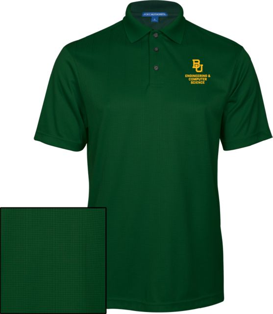 Baylor Performance Fine Jacquard Polo Engineering and Computer Science Simplified - ONLINE ONLY