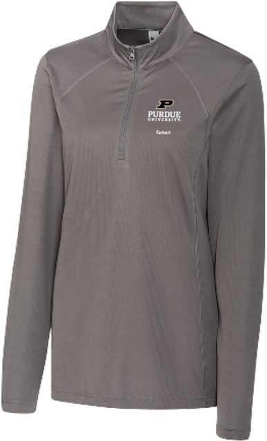 Purdue C&B Womens Titan Clique Ice Pique Half Zip Purdue - Earhart - ONLINE ONLY