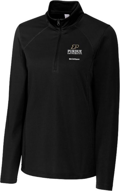 Purdue C&B Womens Clique Ice Pique Half Zip Purdue - McCutcheon - ONLINE ONLY