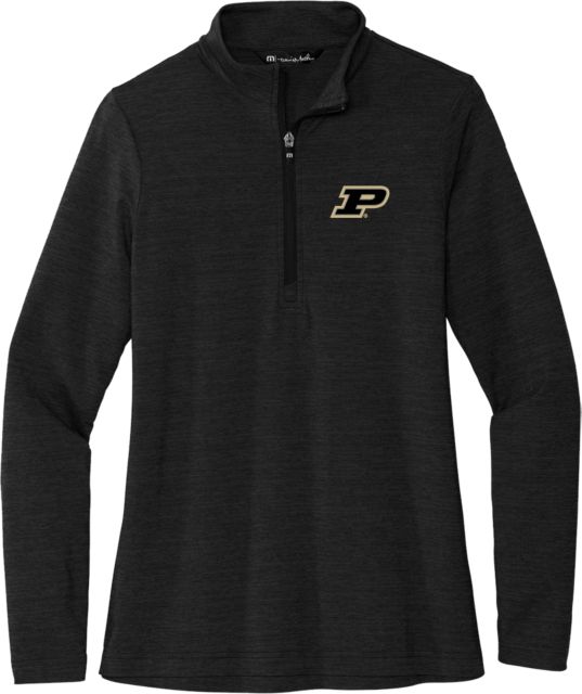 Purdue Travis Mathew Womens Crestview 1/4 Zip Primary Athletic Mark