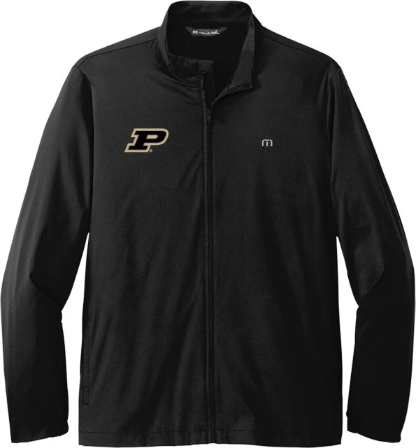 Purdue Travis Mathew Surfside Full Zip Jacket Primary Athletic Mark