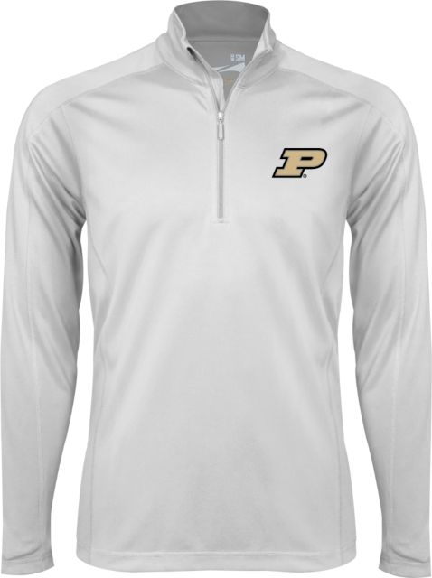 Purdue Syntrel Interlock 1/4 Zip Primary Athletic Mark